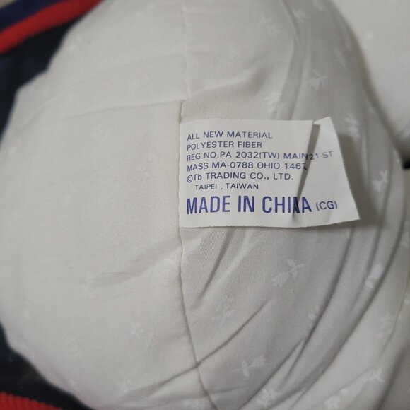 Dan Dee Ribbons & Bows Teddy Bear 16 inch Plush Blue Coat Stuffed Animal Toy - Picture 3 of 6